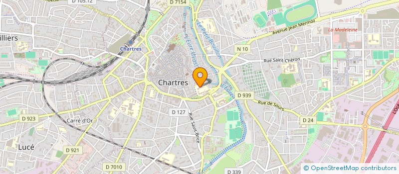 localisation de l'entreprise ASSOCIATION SPORTIVE DU LYCEE MARCEAU à CHARTRES