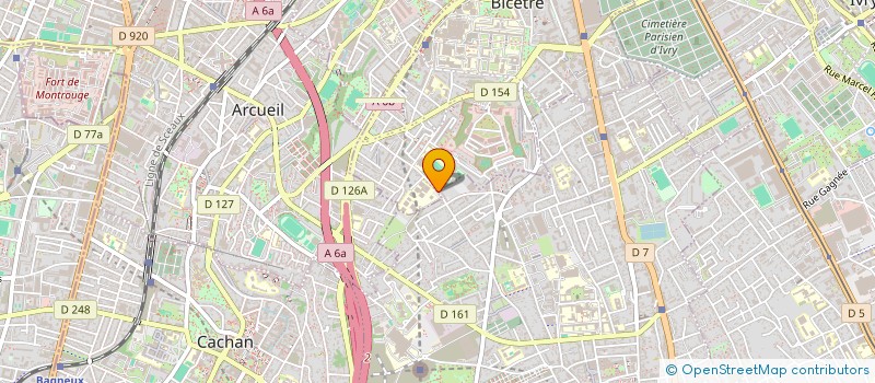 localisation de l'entreprise ASSOCIATION SPORTIVE DU LYCEE MILHAUD* à LE KREMLIN-BICETRE