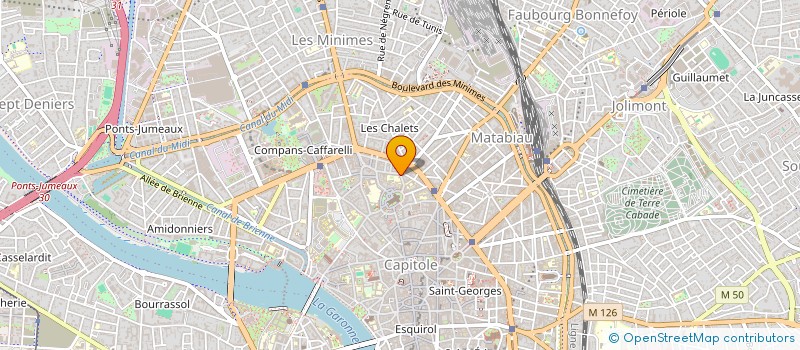 localisation de l'entreprise ASSOCIATION SPORTIVE DU LYCEE OZENNE à TOULOUSE