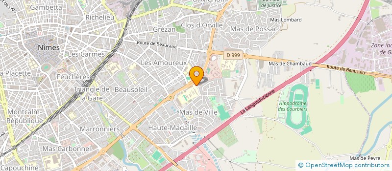 localisation de l'entreprise ASSOCIATION SPORTIVE DU LYCEE PHILIPPE LAMOUR  NIMES