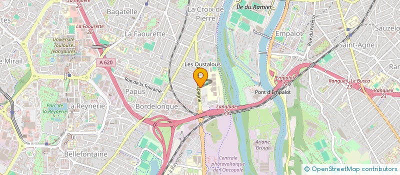 localisation de l'entreprise ASSOCIATION SPORTIVE  DU LYCEE POLYVALENT JOSEPH GALLIENI  TOULOUSE