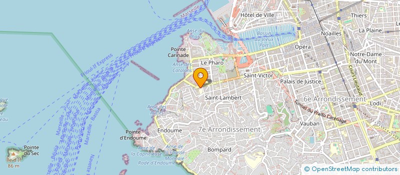 localisation de l'entreprise ASSOCIATION SPORTIVE DU LYCEE PROFESIONNEL COLBERT à MARSEILLE