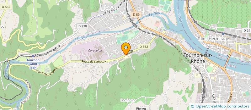 localisation de l'entreprise ASSOCIATION SPORTIVE DU LYCEE PROFESSIONEL DE TOURNON SUR RHONE à TOURNON-SUR-RHONE