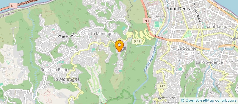 localisation de l'entreprise ASSOCIATION SPORTIVE DU LYCEE PROFESSIONNEL PRIVE CATHOLIQUE DE LA MONTAGNE  SAINT-DENIS