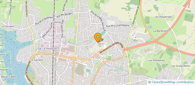 localisation de l'entreprise ASSOCIATION SPORTIVE DU LYCEE PROFESSIONNEL TABARLY à LES SABLES D'OLONNE