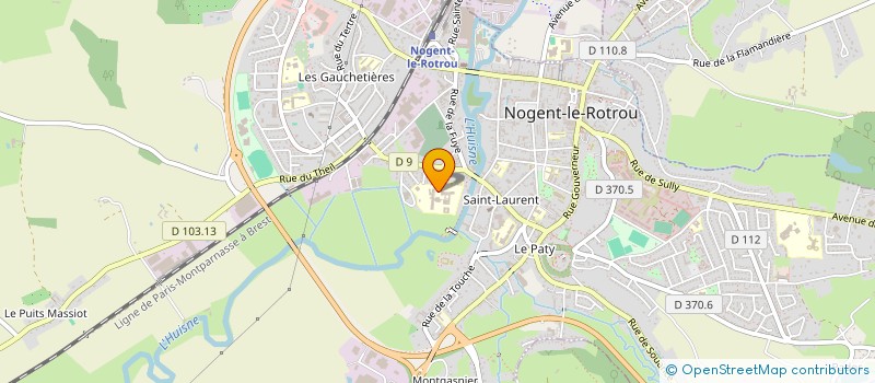 localisation de l'entreprise ASSOCIATION SPORTIVE DU LYCEE REMI BELLEAU à NOGENT-LE-ROTROU