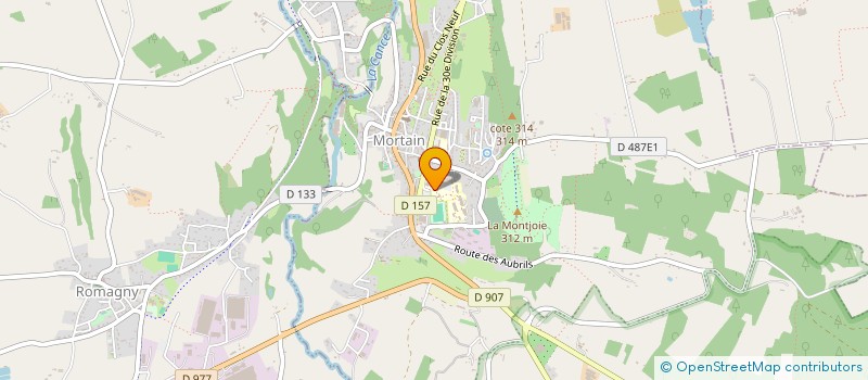 localisation de l'entreprise ASSOCIATION SPORTIVE DU LYCEE ROBERT DE MORTAIN  MORTAIN-BOCAGE