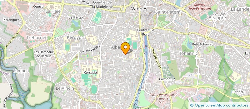 localisation de l'entreprise ASSOCIATION SPORTIVE DU LYCEE SAINT-PAUL VANNES à VANNES