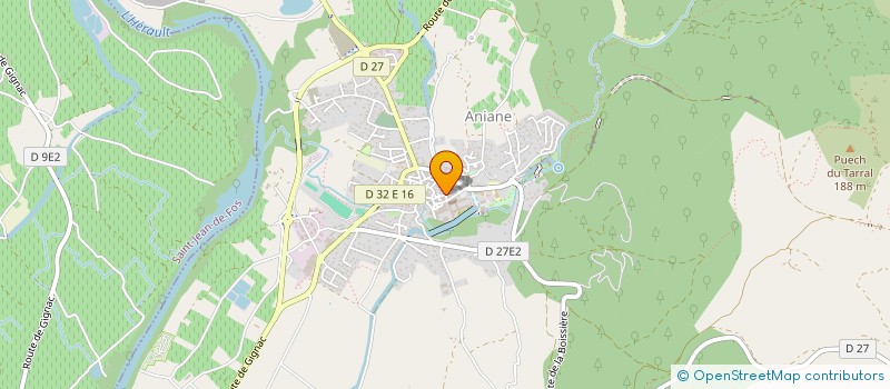 localisation de l'entreprise ASSOCIATION SPORTIVE DU LYCEE SIMONE VEIL DE GIGNAC  GIGNAC