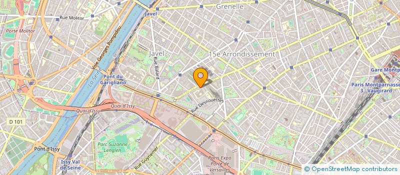 localisation de l'entreprise ASSOCIATION SPORTIVE DU LYCEE TECHNIQUE LOUIS ARMAND  PARIS