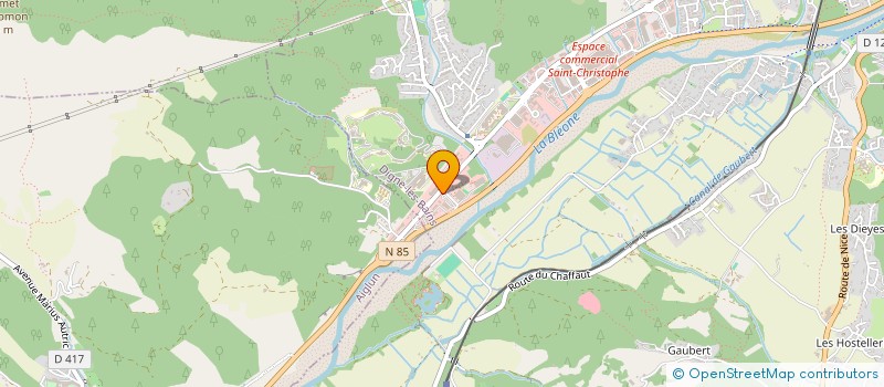 localisation de l'entreprise ASSOCIATION SPORTIVE DU LYCEE TECHNOLOGIQUE DE DIGNE  DIGNE-LES-BAINS