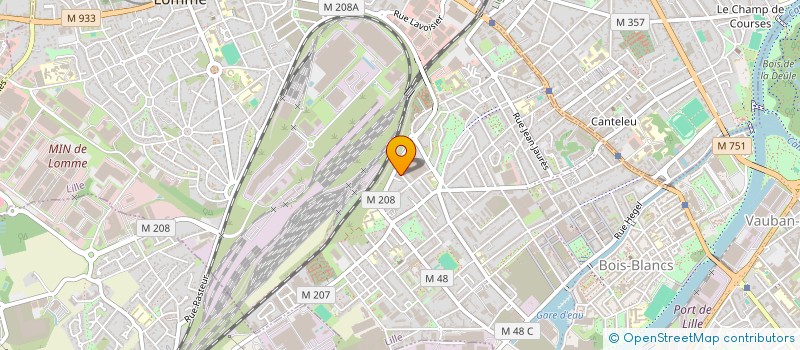 localisation de l'entreprise ASSOCIATION SPORTIVE DU NORD à LILLE