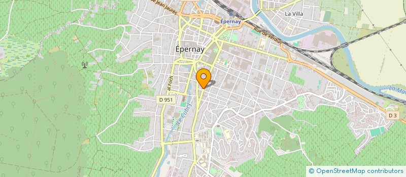 localisation de l'entreprise ASSOCIATION SPORTIVE DU PERSONNEL ET DES ELUS DE LA VILLE D'EPERNAY  EPERNAY