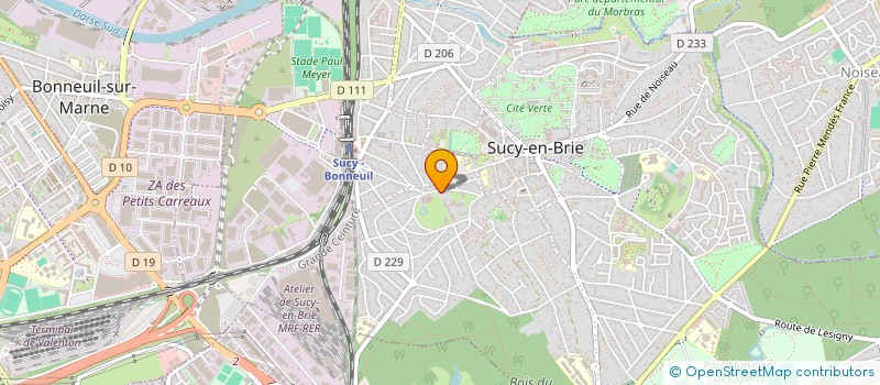 localisation de l'entreprise ASSOCIATION SPORTIVE DU PETIT VAL à SUCY-EN-BRIE
