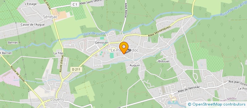 localisation de l'entreprise ASSOCIATION SPORTIVE DU PIAN MEDOC à LE PIAN-MEDOC