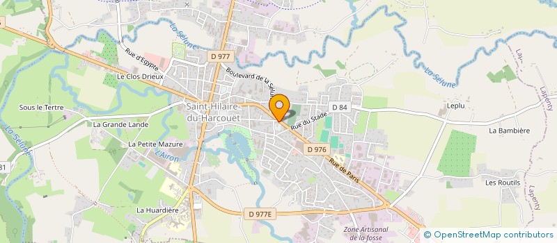 localisation de l'entreprise ASSOCIATION SPORTIVE DU SUD-MANCHE  SAINT-HILAIRE-DU-HARCOUET