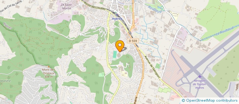 localisation de l'entreprise ASSOCIATION SPORTIVE DU TEMPS LIBRE ET DE LA RETRAITE à HYERES