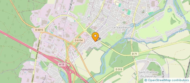 localisation de l'entreprise ASSOCIATION SPORTIVE DU VAUDREUIL JUDO  LE VAUDREUIL