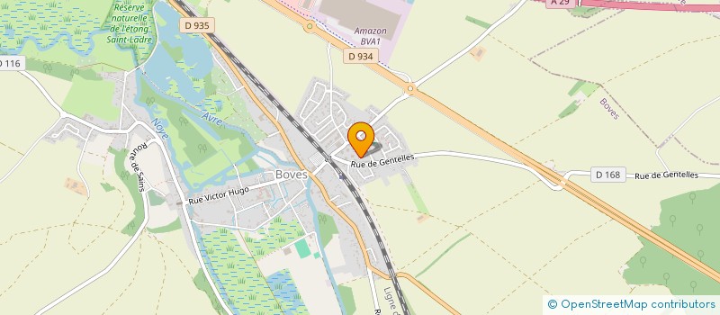 localisation de l'entreprise ASSOCIATION SPORTIVE DUNLOP FRANCE à BOVES