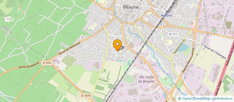 localisation de l'entreprise ASSOCIATION SPORTIVE ECOLE DES PEUPLIERS à BEAUNE