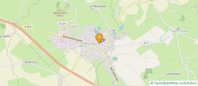 localisation de l'entreprise ASSOCIATION SPORTIVE ECOLE NOTRE DAME  MONTEBOURG