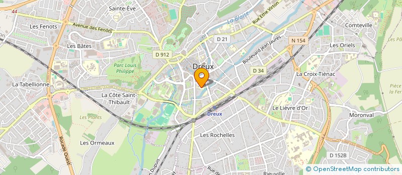 localisation de l'entreprise ASSOCIATION SPORTIVE ECOLE SAINT-MARTIN à DREUX