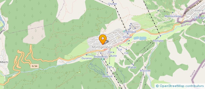 localisation de l'entreprise ASSOCIATION SPORTIVE EDELWEISS VILLARD SAINT PANCRACE-BRIANCON  VILLAR-SAINT-PANCRACE