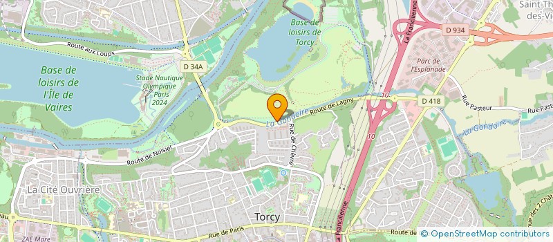 localisation de l'entreprise ASSOCIATION SPORTIVE EQUIPE GOLF DE TORCY (ASEGT) à TORCY