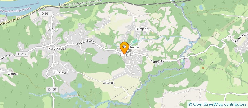 localisation de l'entreprise ASSOCIATION SPORTIVE ESKULARI à LAHONCE