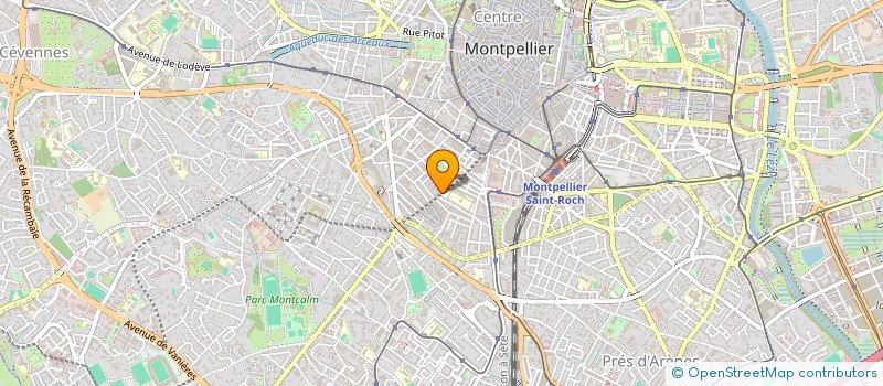 localisation de l'entreprise ASSOCIATION SPORTIVE ET ARTISTIQUE DU COLLEGE GEORGES CLEMENCEAU DE MONTPELLIER à MONTPELLIER
