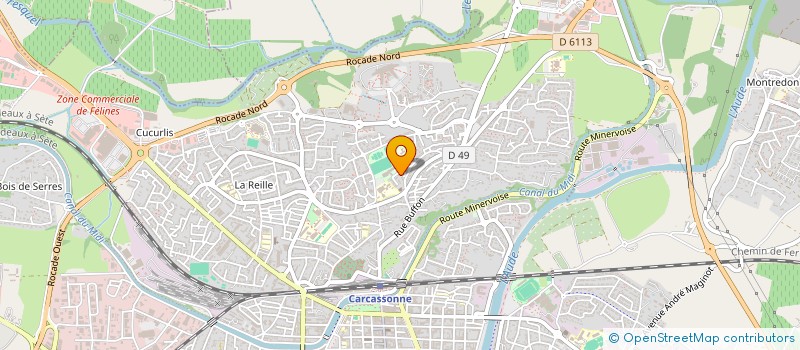 localisation de l'entreprise ASSOCIATION SPORTIVE ET CULTURELLE  CARCASSONNE