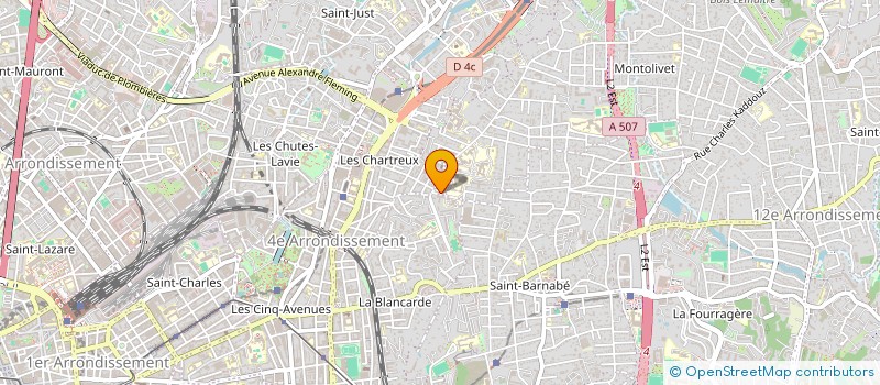 localisation de l'entreprise ASSOCIATION SPORTIVE ET CULTURELLE à MARSEILLE