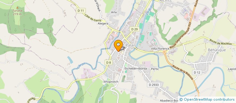 localisation de l'entreprise ASSOCIATION SPORTIVE ET CULTURELLE  SAINT-PALAIS