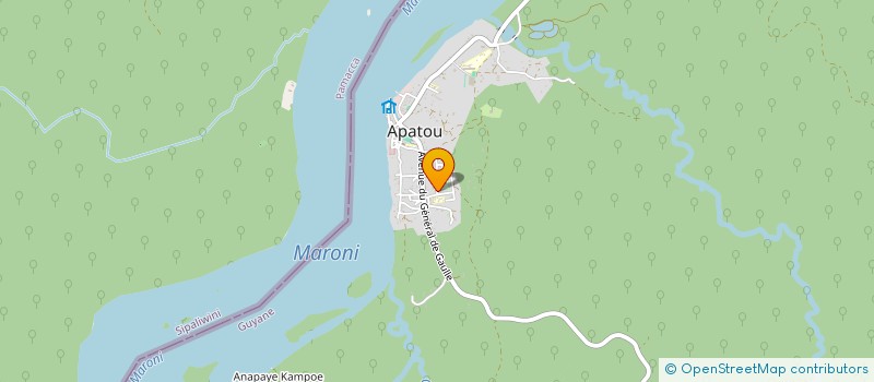 localisation de l'entreprise ASSOCIATION SPORTIVE ET CULTURELLE AVENIR DES JEUNES DE L'OUEST  APATOU