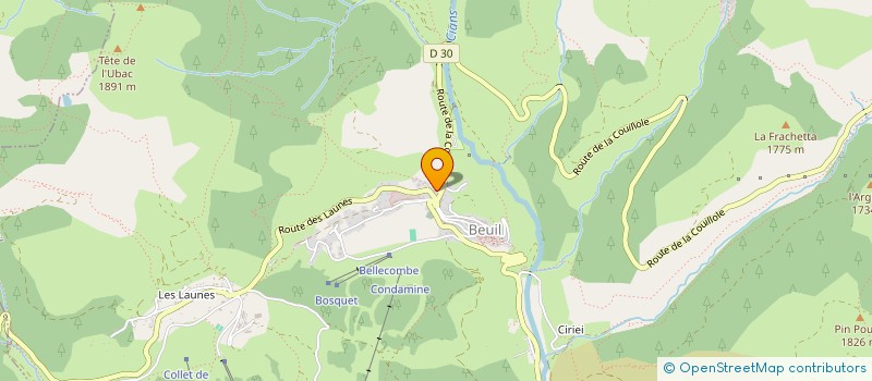 localisation de l'entreprise ASSOCIATION SPORTIVE ET CULTURELLE BEUILLOISE (ASCB)  BEUIL