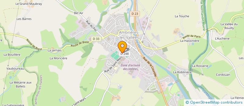 localisation de l'entreprise ASSOCIATION SPORTIVE ET CULTURELLE DE L'ECOLE  AMBRIERES-LES-VALLEES