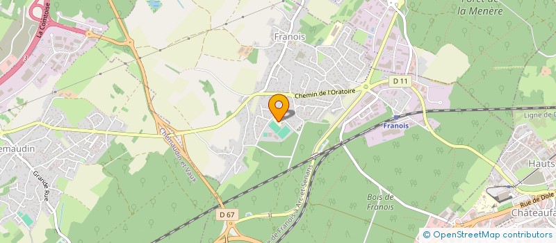 localisation de l'entreprise ASSOCIATION SPORTIVE ET CULTURELLE DE L'ECOLE DU CLOUSEY  FRANOIS