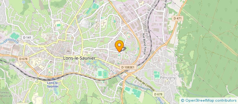 localisation de l'entreprise ASSOCIATION SPORTIVE ET CULTURELLE DE L'ECOLE JACQUES PREVERT à LONS-LE-SAUNIER