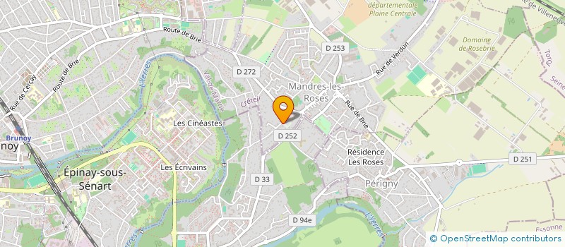 localisation de l'entreprise ASSOCIATION SPORTIVE ET CULTURELLE DE L'ECOLE LES CHARMILLES A MANDRES LES ROSES  MANDRES-LES-ROSES