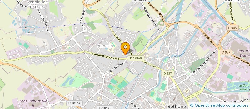 localisation de l'entreprise ASSOCIATION SPORTIVE ET CULTURELLE DE L'ECOLE LIBERTE  ANNEZIN