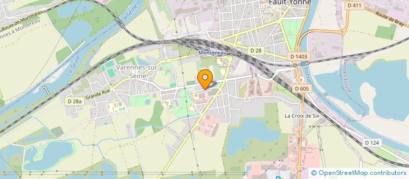 localisation de l'entreprise ASSOCIATION SPORTIVE ET CULTURELLE DE L' ECOLE PRIMAIRE LOUIS ARAGON  VARENNES-SUR-SEINE