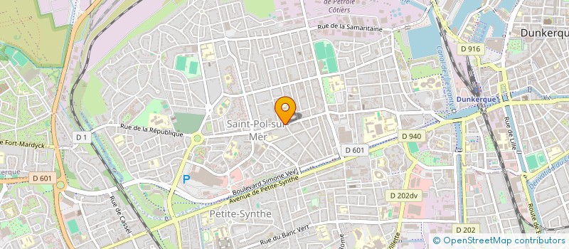 localisation de l'entreprise ASSOCIATION SPORTIVE ET CULTURELLE DE L'EXTERNAT DU SACRE COEUR à DUNKERQUE