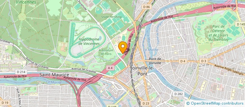 localisation de l'entreprise ASSOCIATION SPORTIVE ET CULTURELLE DE LA BRIGADE D INTERVENTION  PARIS