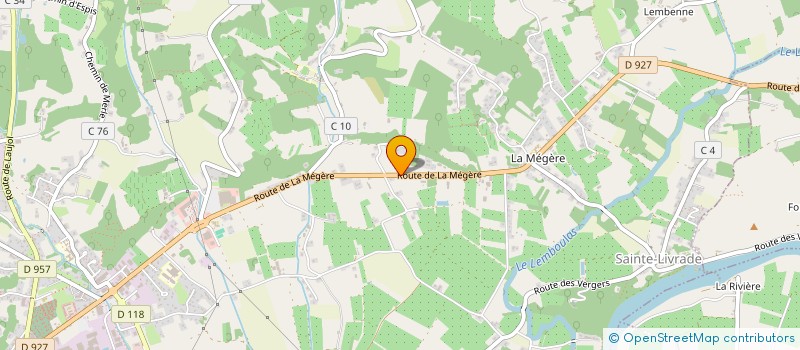 localisation de l'entreprise ASSOCIATION SPORTIVE ET CULTURELLE DE LA MFR DE MOISSAC  MOISSAC