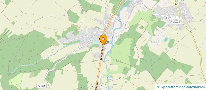 localisation de l'entreprise ASSOCIATION SPORTIVE ET CULTURELLE DE VERT  VERT