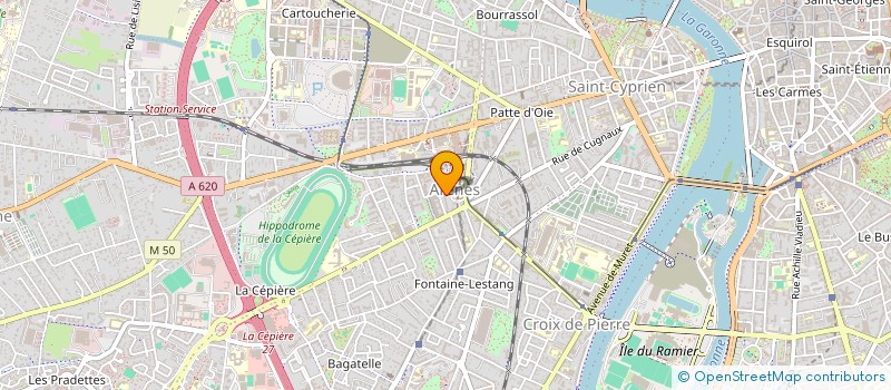 localisation de l'entreprise ASSOCIATION SPORTIVE ET CULTURELLE DES ARENES ASCA à TOULOUSE