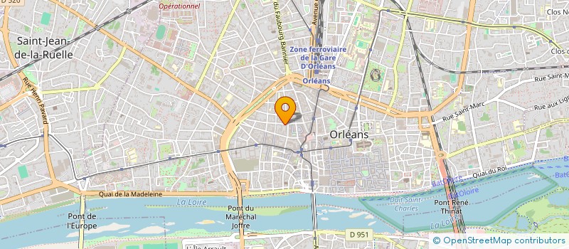 localisation de l'entreprise ASSOCIATION SPORTIVE ET CULTURELLE DES CHIRURGIENS DENTISTES DU LOIRET à ORLEANS