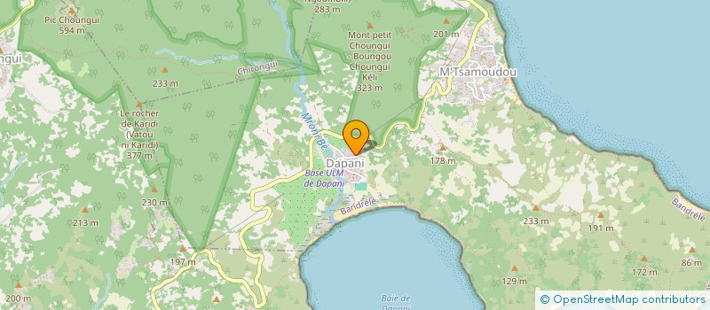 localisation de l'entreprise ASSOCIATION SPORTIVE ET CULTURELLE DES JEUNES DE DAPANI à BANDRELE