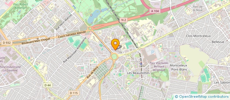 localisation de l'entreprise ASSOCIATION SPORTIVE ET CULTURELLE DES JEUNES DU FOYER D AULNAY 3000 à AULNAY-SOUS-BOIS