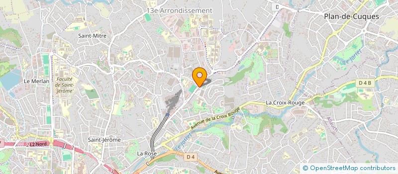 localisation de l'entreprise ASSOCIATION SPORTIVE ET CULTURELLE DU BASSIN DE LA ROSE à MARSEILLE